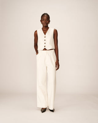PANTALON ECRU PETER