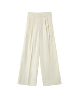 Tailored trousers ecru Peter_13013