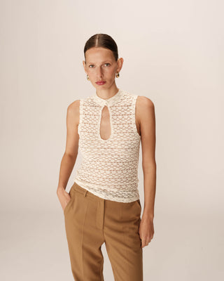 TOP ECRU PETITE