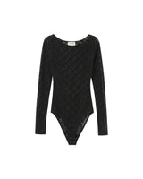 Long-sleeved body black Petra