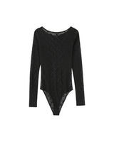 Long-sleeved body black Petra