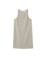 Robe courte a rayures beige Petz
