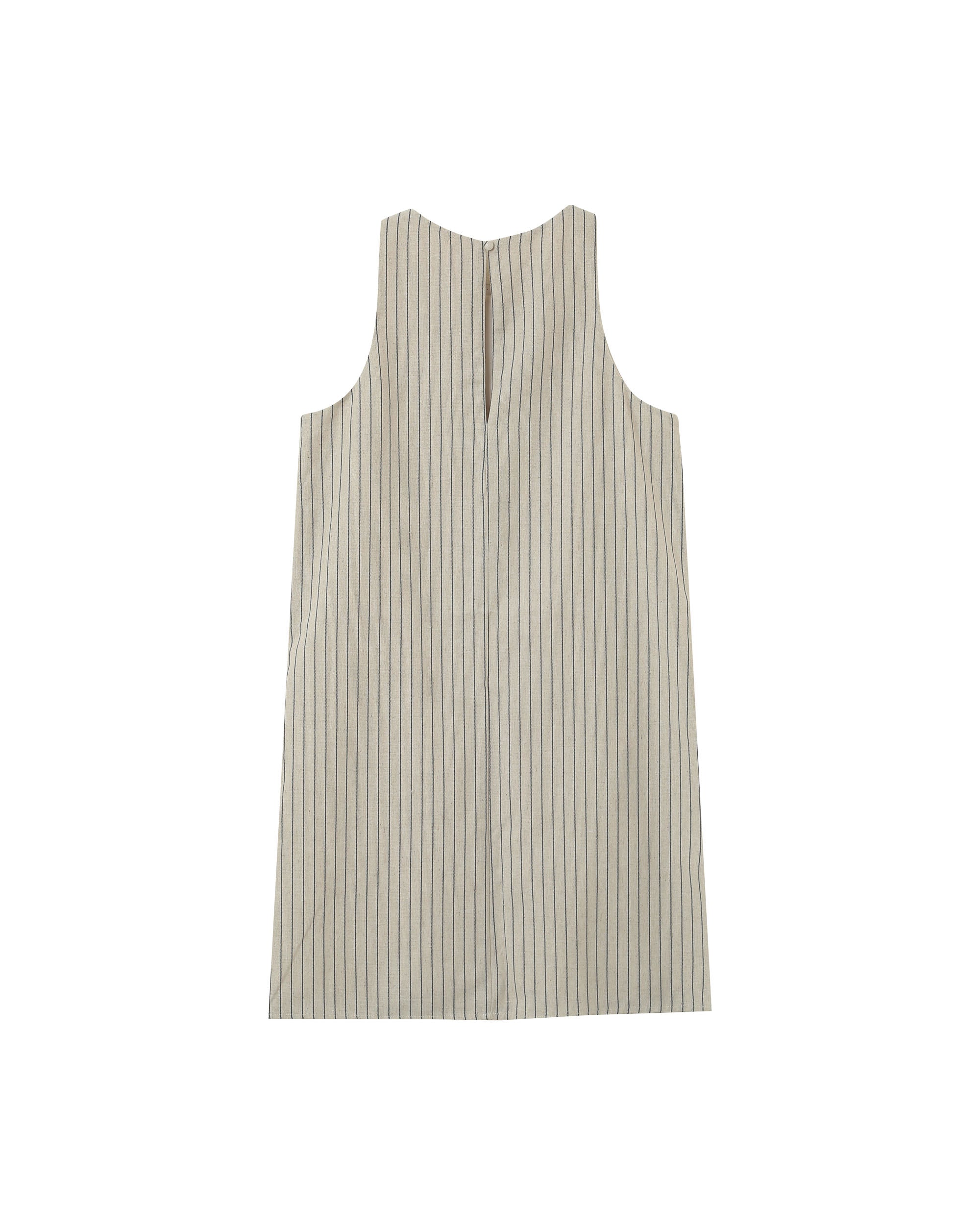 Robe courte a rayures beige Petz