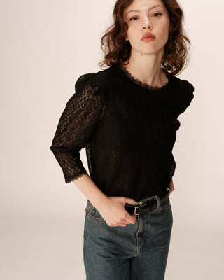 BLOUSE NOIR PHEDRE