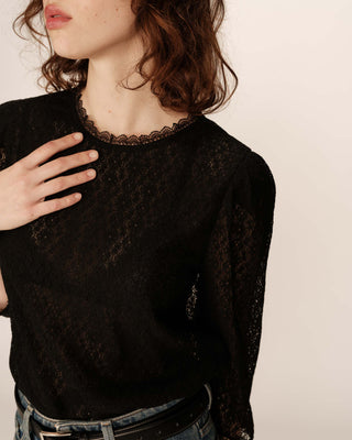 BLOUSE NOIR PHEDRE