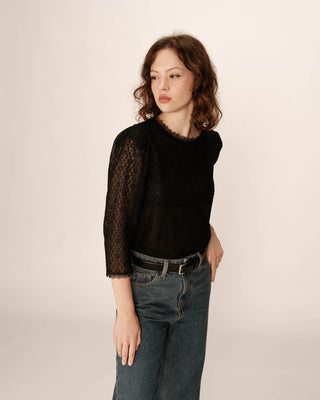 BLOUSE NOIR PHEDRE