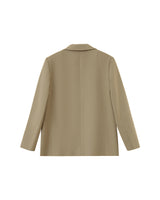 Blazer droit deux boutons beige Philippe