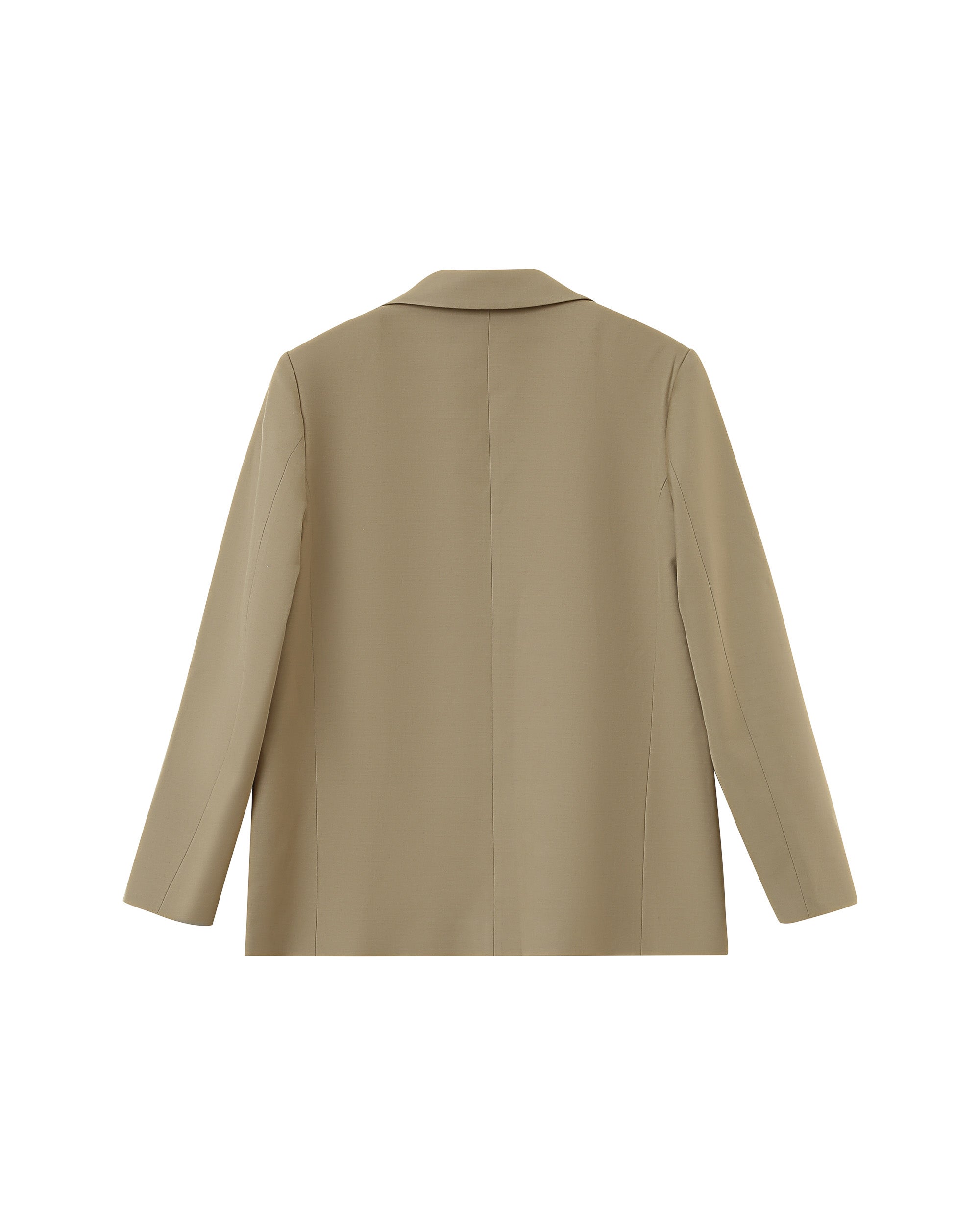 Blazer droit deux boutons beige Philippe