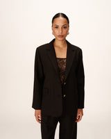Blazer droit deux boutons noir Philippe