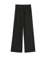 Pantalon tailleur en lin noir Phil