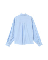 Oversized striped shirt blue Phoebe_13046