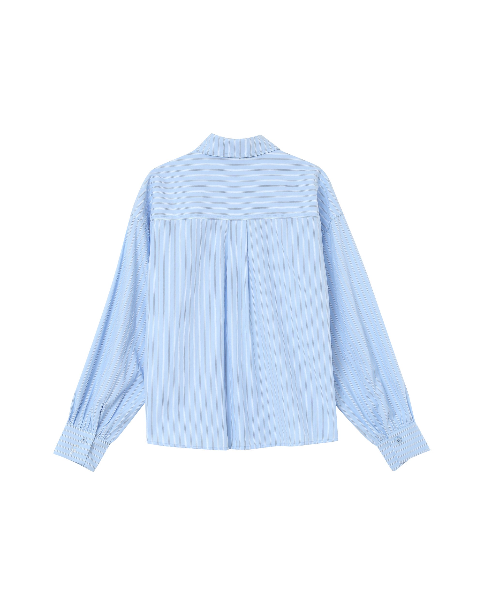 Oversized striped shirt blue Phoebe_13046