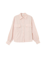 Oversized striped shirt pink Phoebe_13046