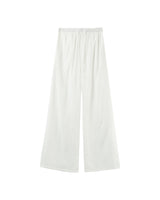 Embroidered wide trousers ecru Piccoli_13025