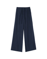 Embroidered wide trousers navy Piccoli_13025