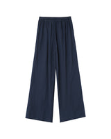 Embroidered wide trousers navy Piccoli_13025