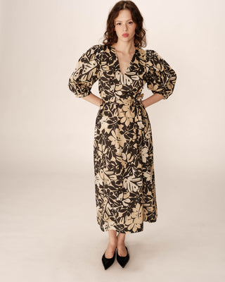 ROBE LONGUE BEIGE PIERINO