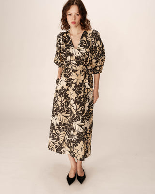 ROBE LONGUE BEIGE PIERINO