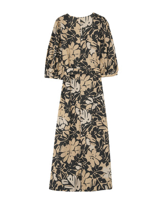 ROBE LONGUE BEIGE PIERINO
