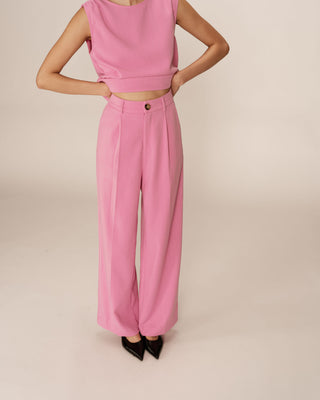PANTALON ROSE PIERRE