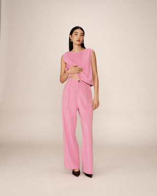 PANTALON ROSE PIERRE
