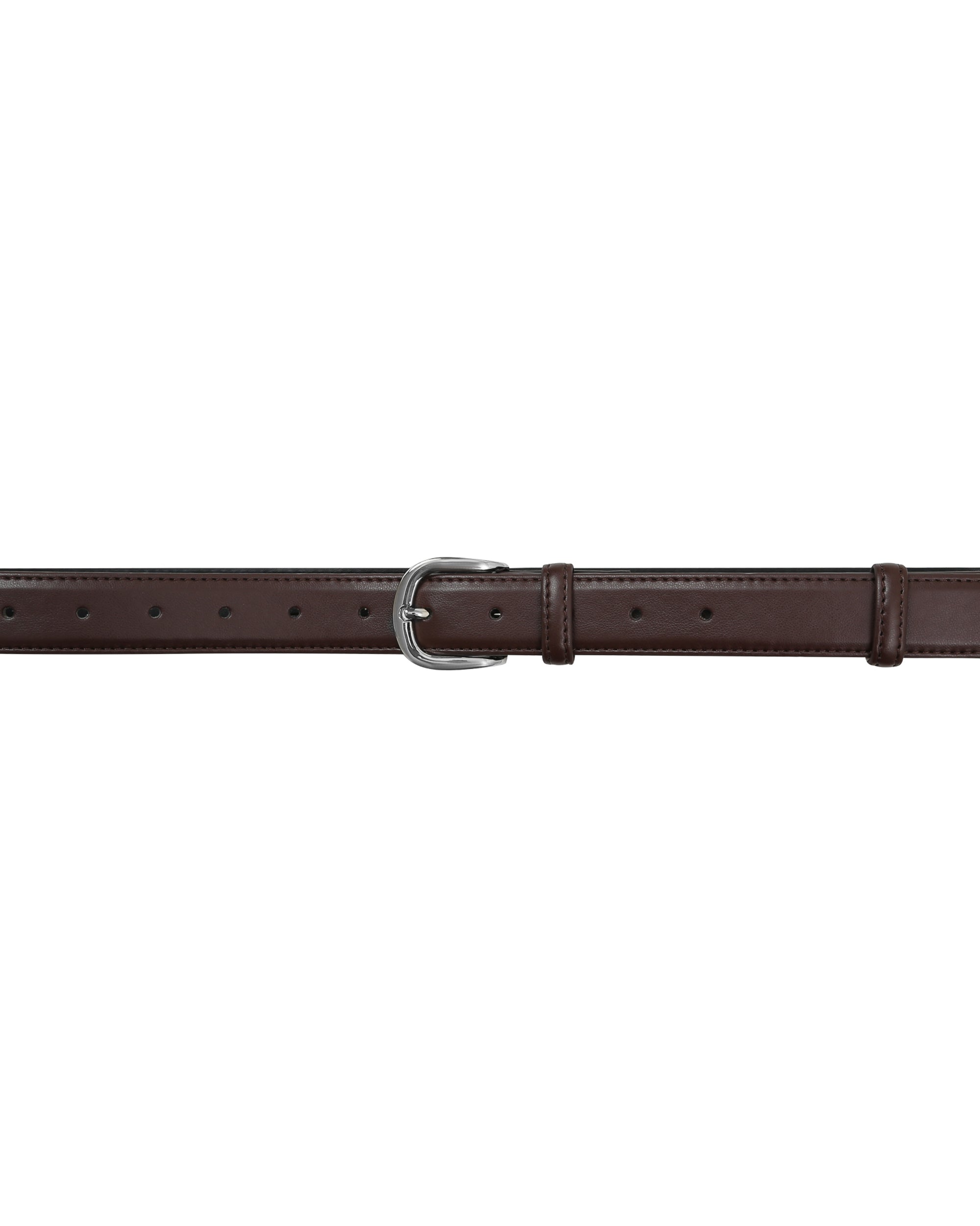 Leather belt chocolatee Pierrick