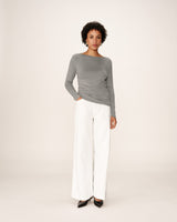 Longsleeved jersey top gray Pierrot_13095