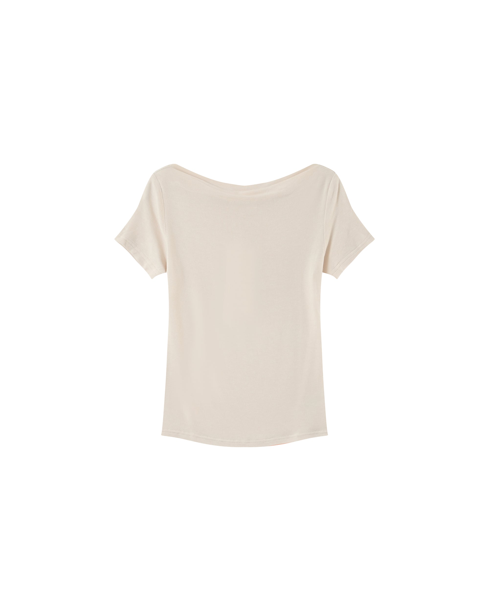 Jersey t-shirt beige Pilar_13040