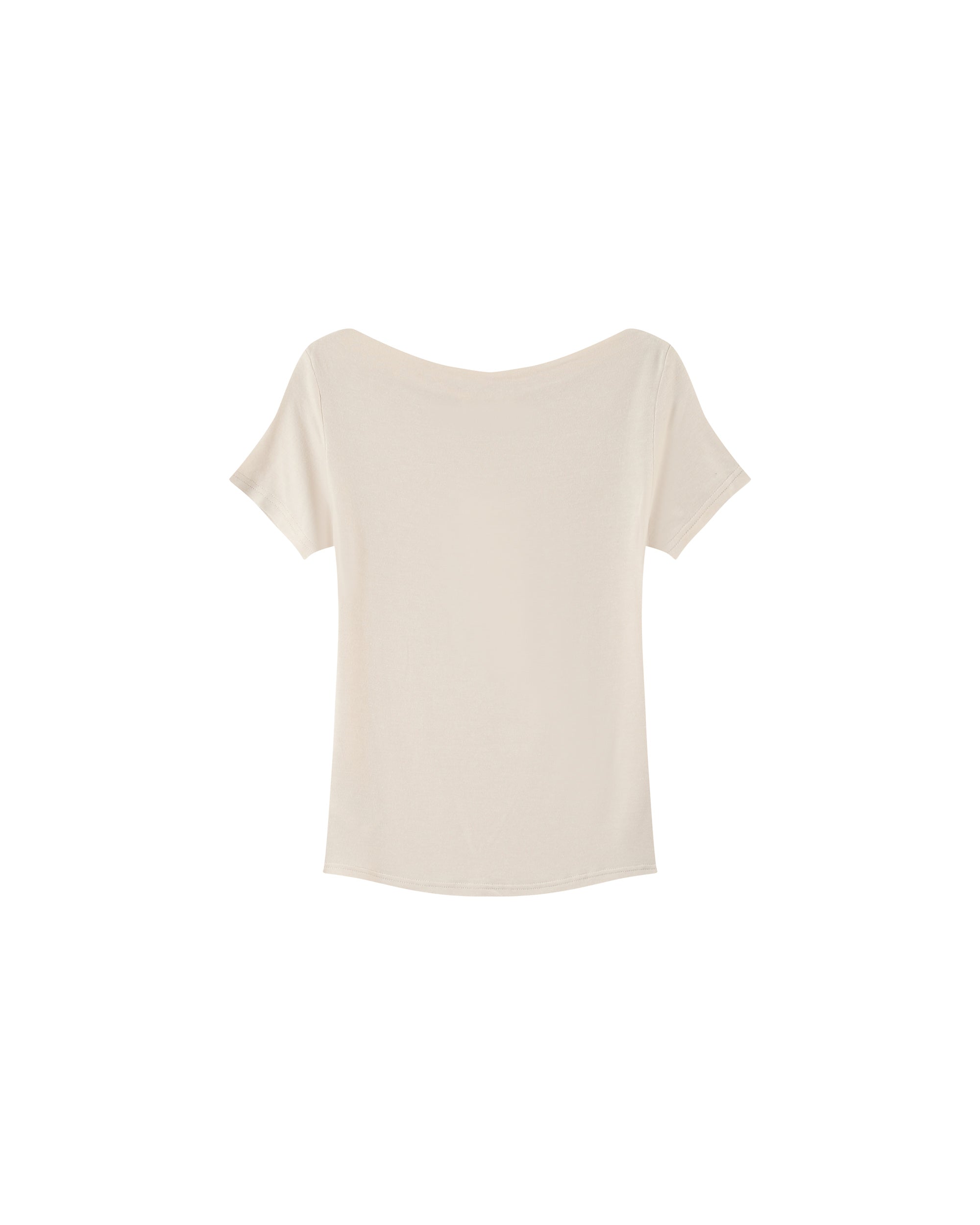 Jersey t-shirt beige Pilar_13040