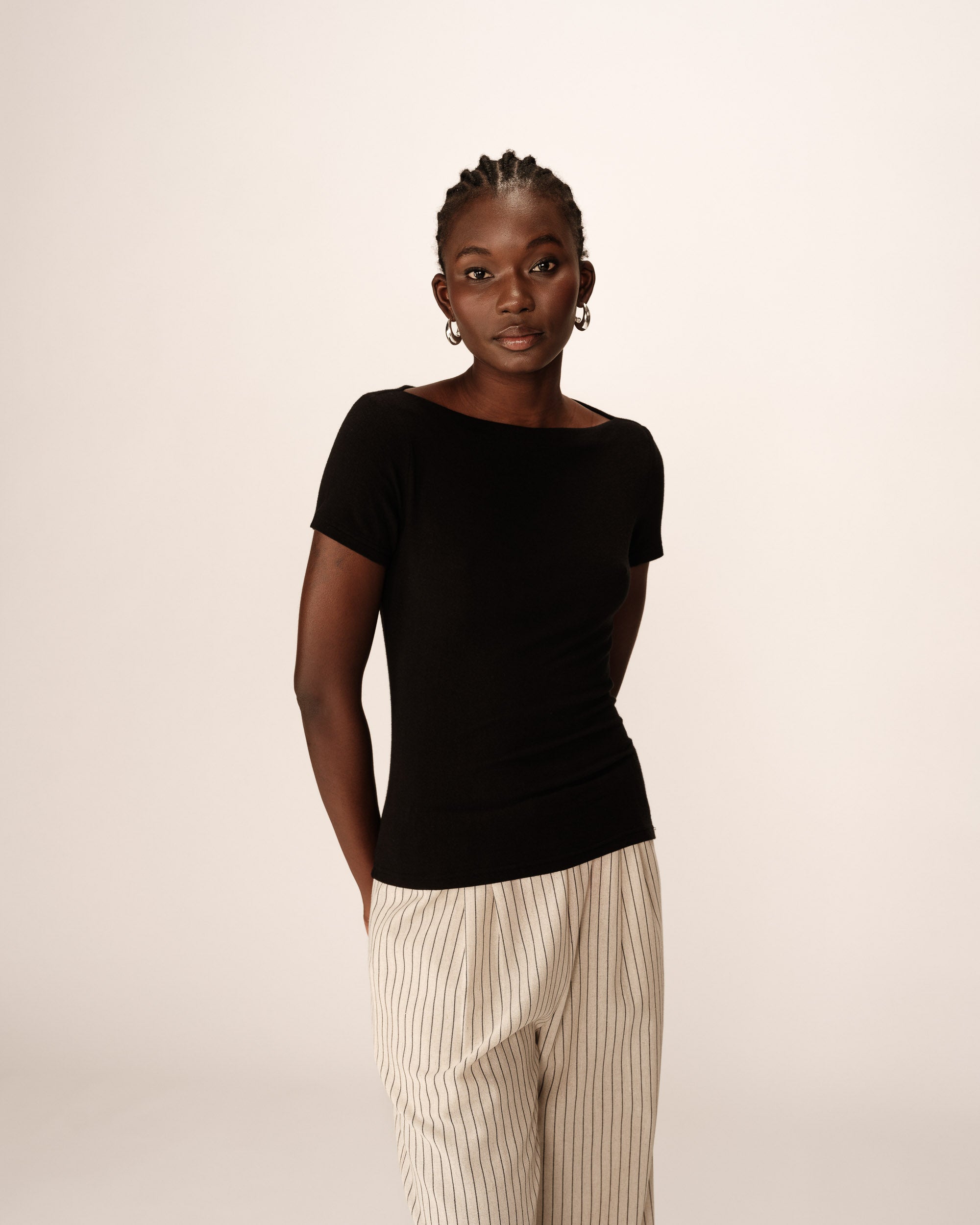 Jersey t-shirt black Pilar_13040