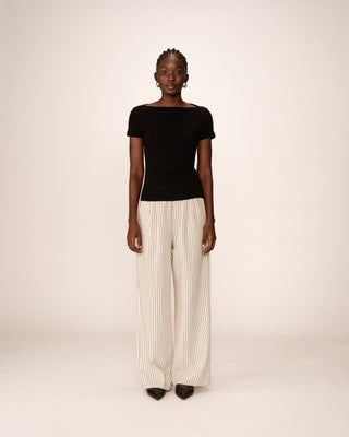 T-SHIRT NOIR PILAR