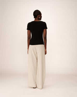T-SHIRT NOIR PILAR