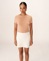 Jersey t-shirt peach Pilar_13040