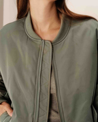 BOMBER KAKI PINK