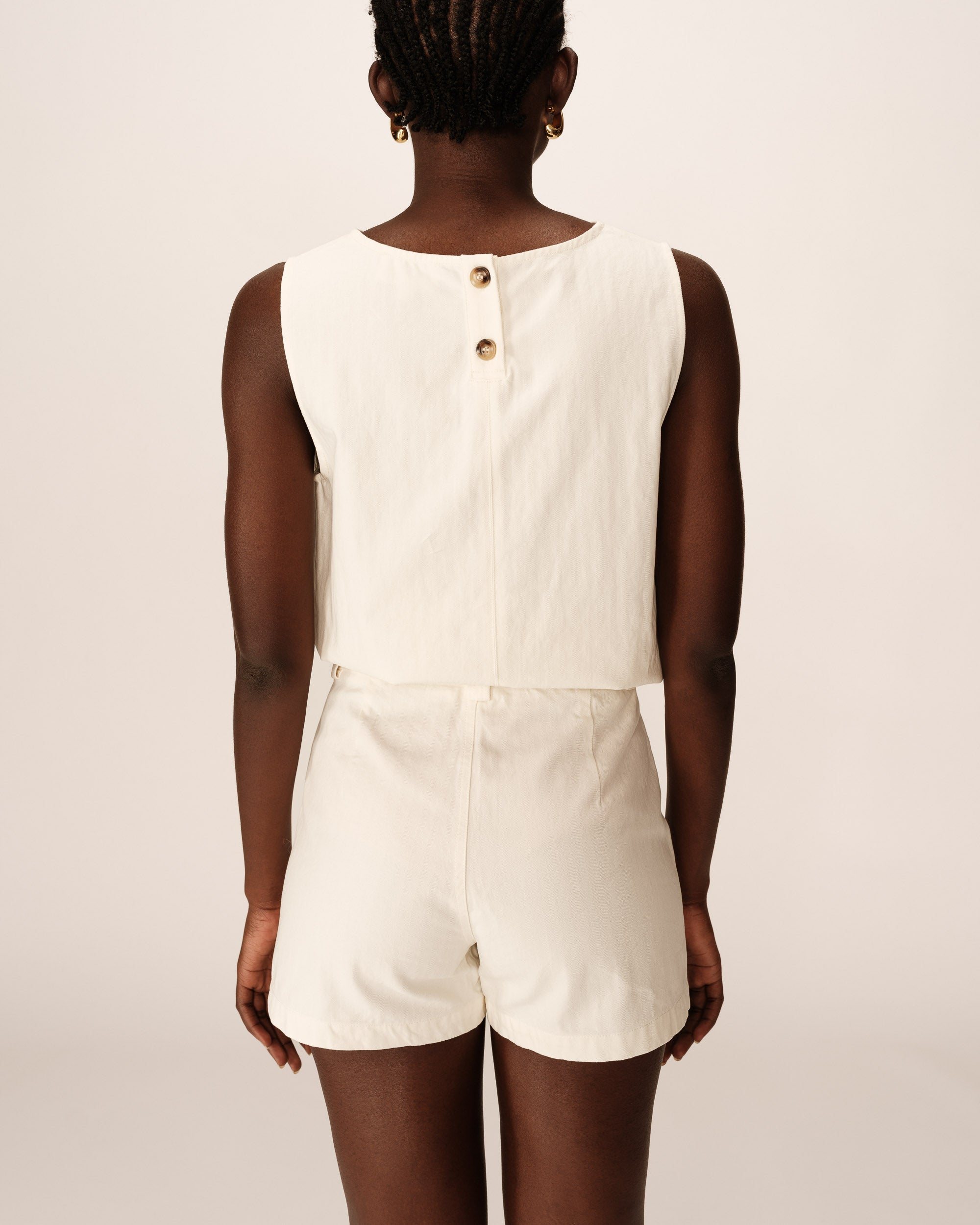 Cotton shorts ecru Pino_12981