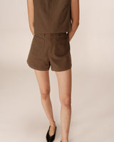 Cotton shorts khaki Pino_12981