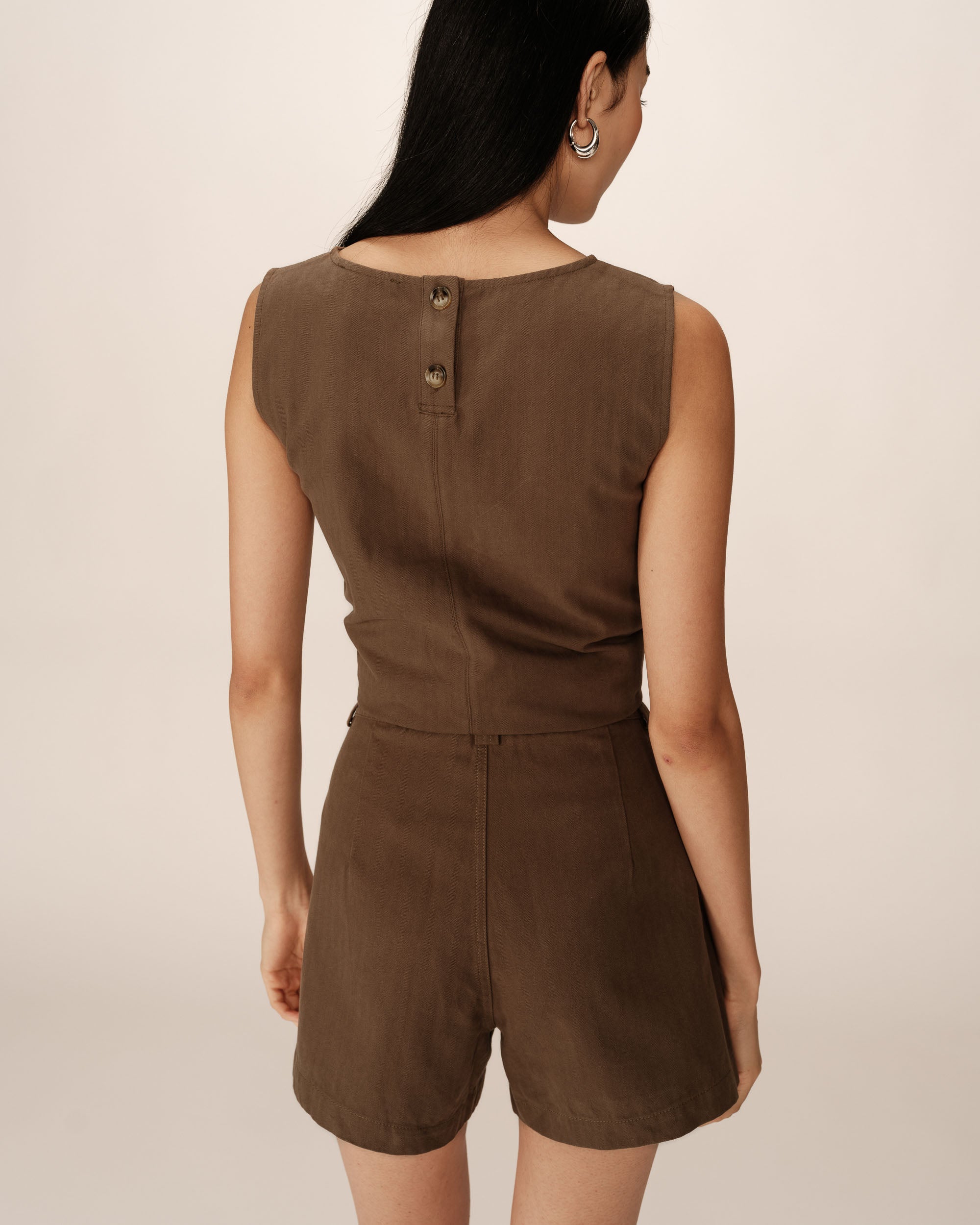 Cotton shorts khaki Pino_12981