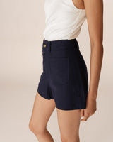 Cotton shorts navy Pino_12981