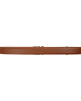 Leather belt camel Pinson