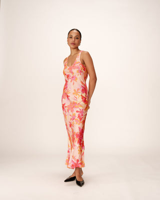 LONG DRESS FLEURS DRESS
