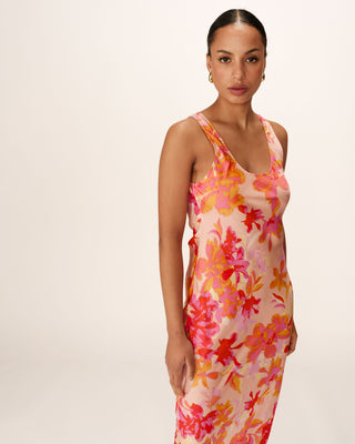 LONG DRESS FLEURS DRESS
