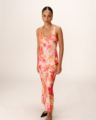 LONG DRESS FLEURS DRESS