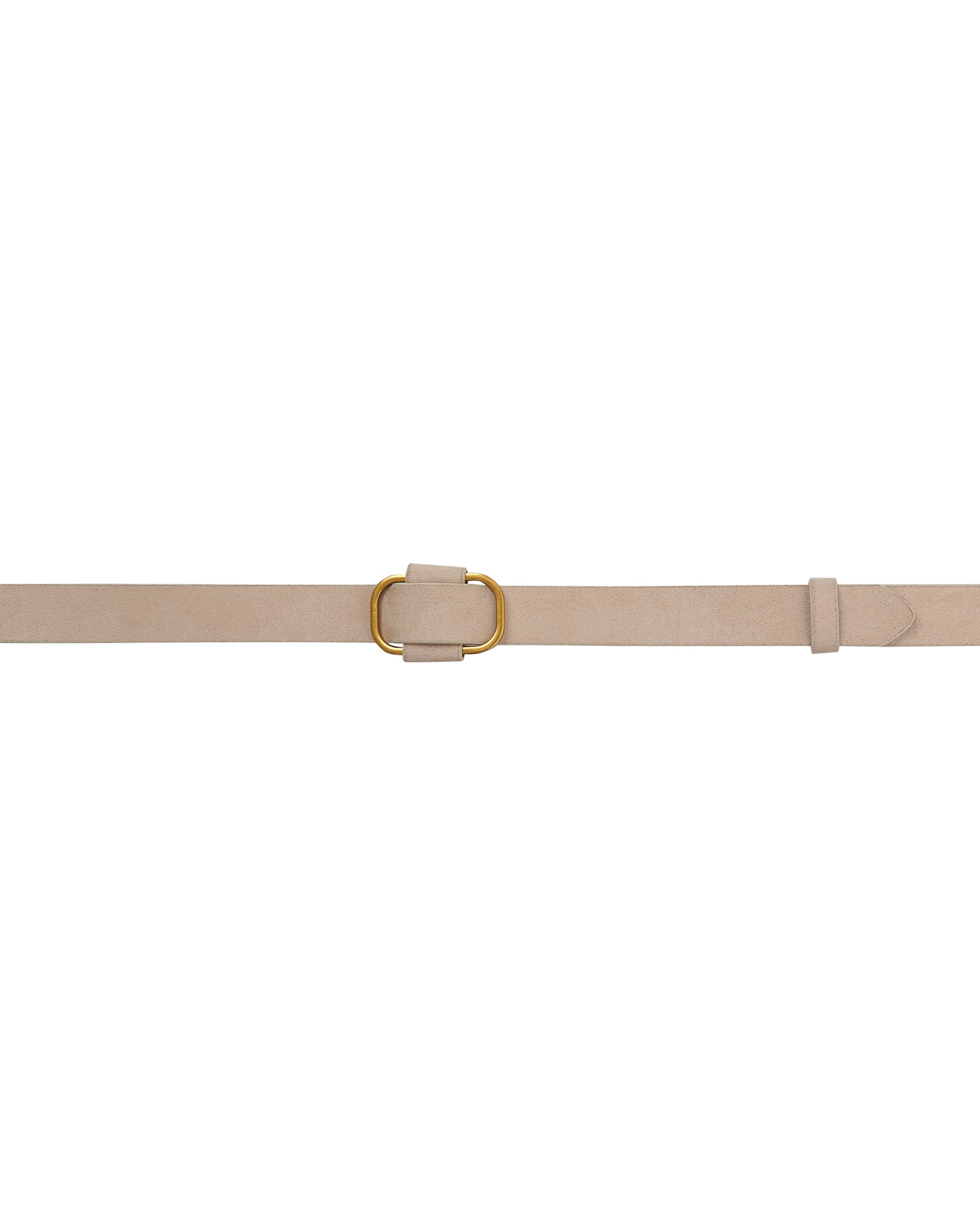 Suede belt beige Pissaro