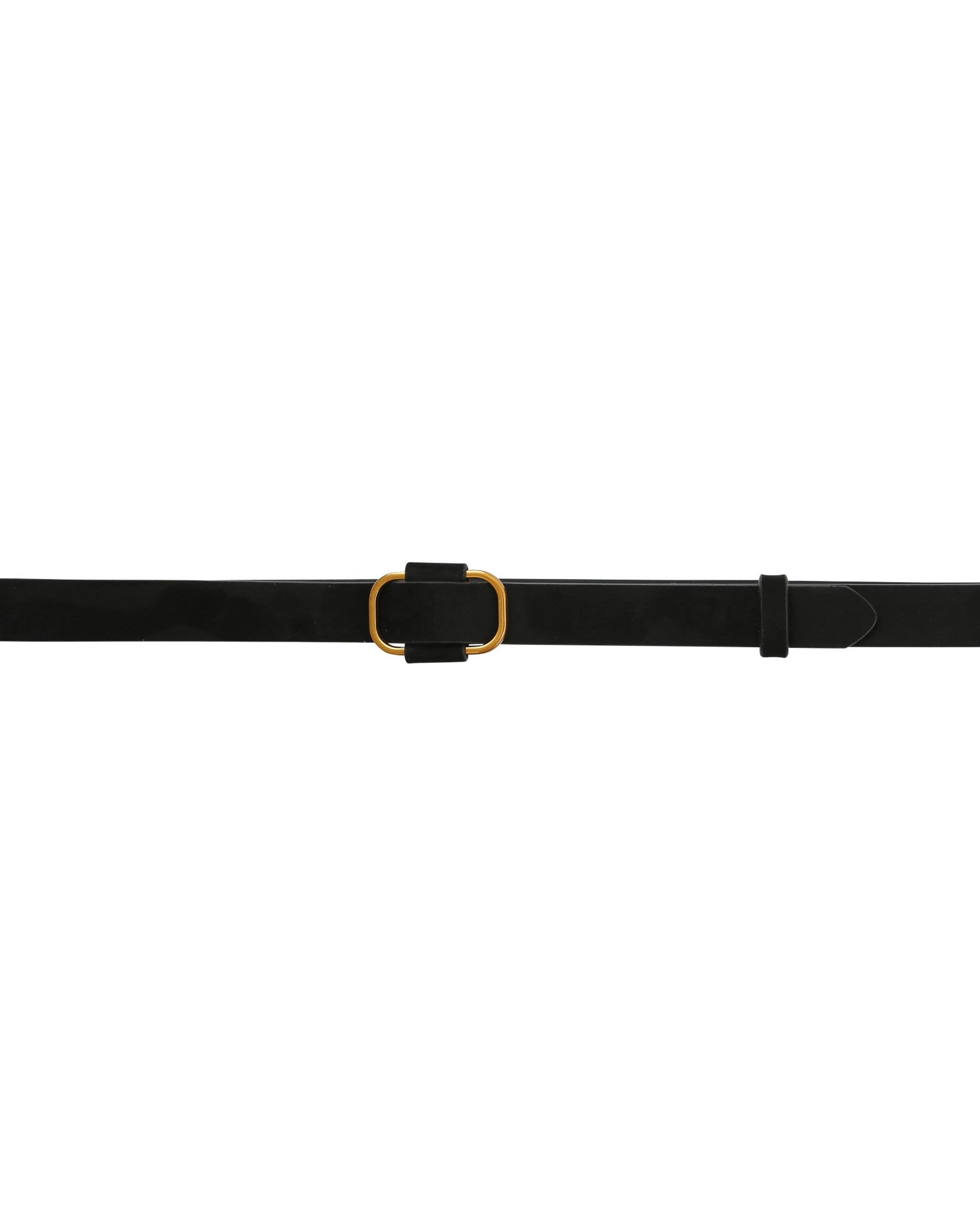 Suede belt black Pissaro