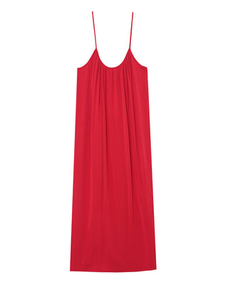 ROBE LONGUE FRAMBOISE PIVOINE