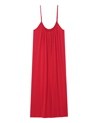 ROBE LONGUE FRAMBOISE PIVOINE