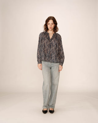 BLOUSE MARINE PLATANE