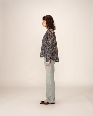 BLOUSE MARINE PLATANE
