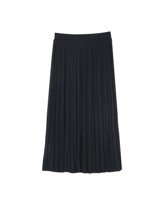 JUPE MARINE PLISSE