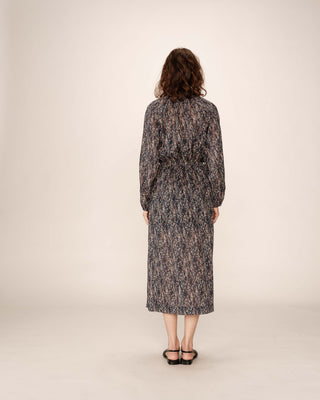 ROBE LONGUE MARINE PODER